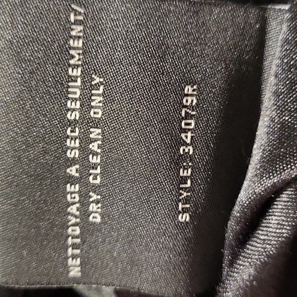 Jones New York black thigh lenght double breasted wool and cashmere coat Sz 12 - Picture 13 of 13